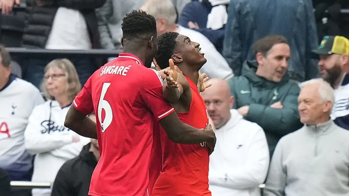 Vitor Pereira'nın Nottingham Forest'ı deplasmanda Tottenham'ı yendi!