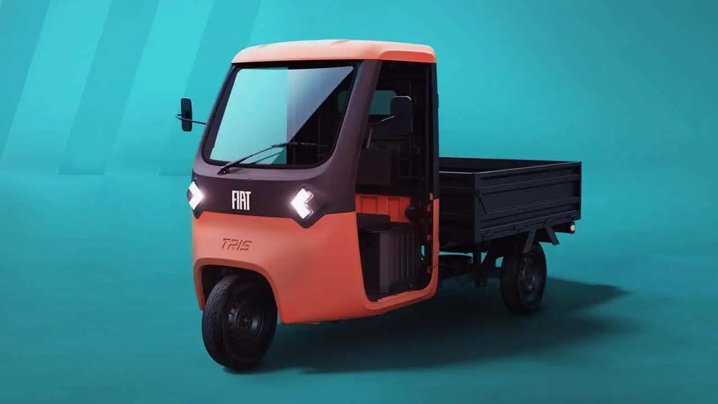 Fiat'tan üç tekerlekli elektrikli mini kamyonet: Fiat Tris