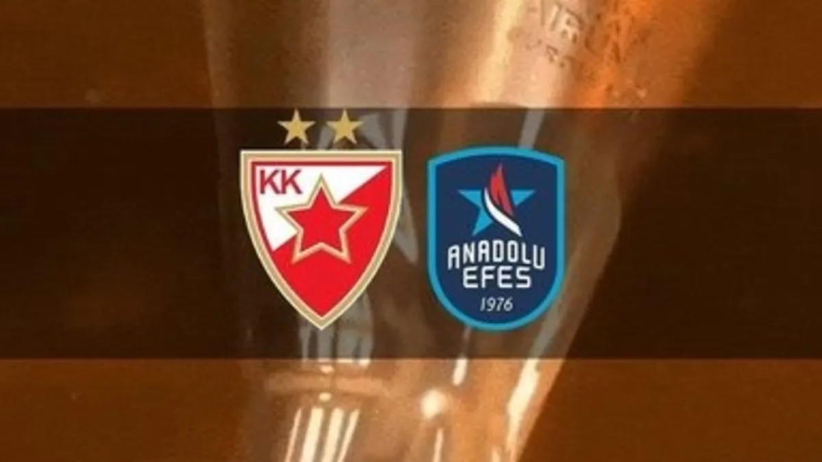 Kızılyıldız-Anadolu Efes maçı CANLI | THY EuroLeague canlı takip