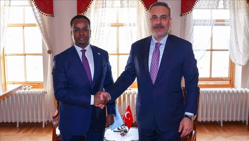 Dışişleri Bakanı Fidan, Somalili mevkidaşı Abdüsselam Abdi Ali ile görüştü