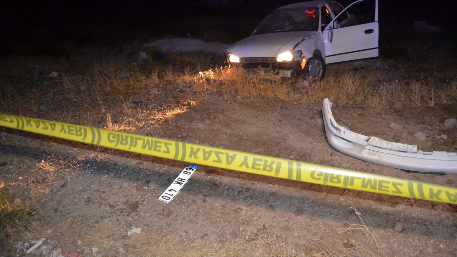 Aksaray'da ehliyetsiz ve alkollü sürücünün aracı takla attı: 1 ölü, 1 yaralı 