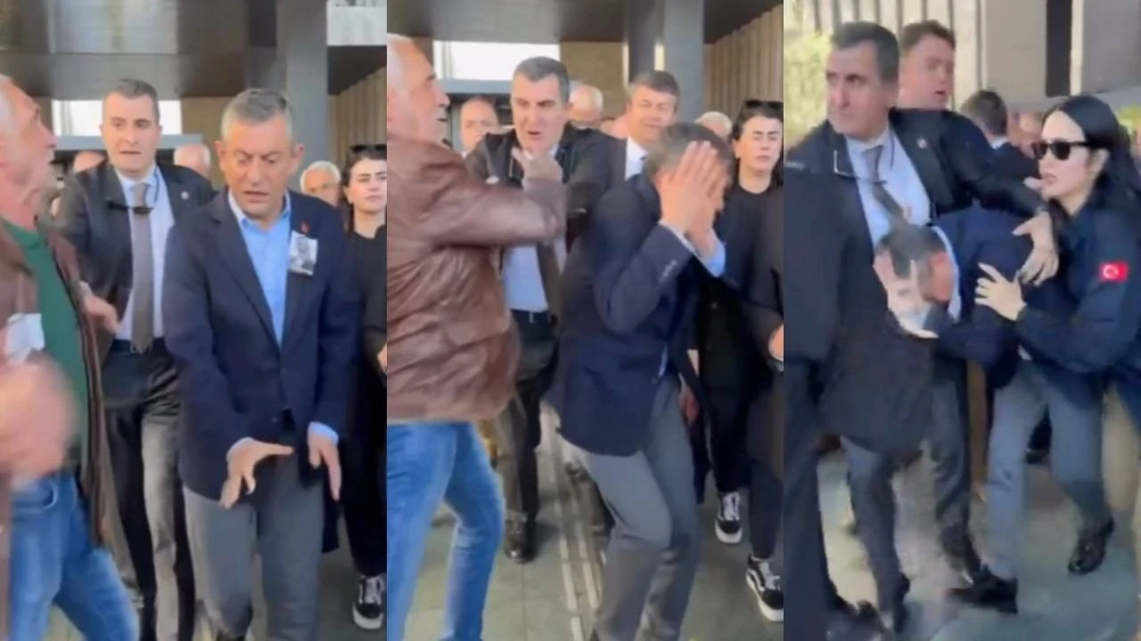 Son dakika: CHP lideri Özgür Özel AKM çıkışında saldırıya uğradı