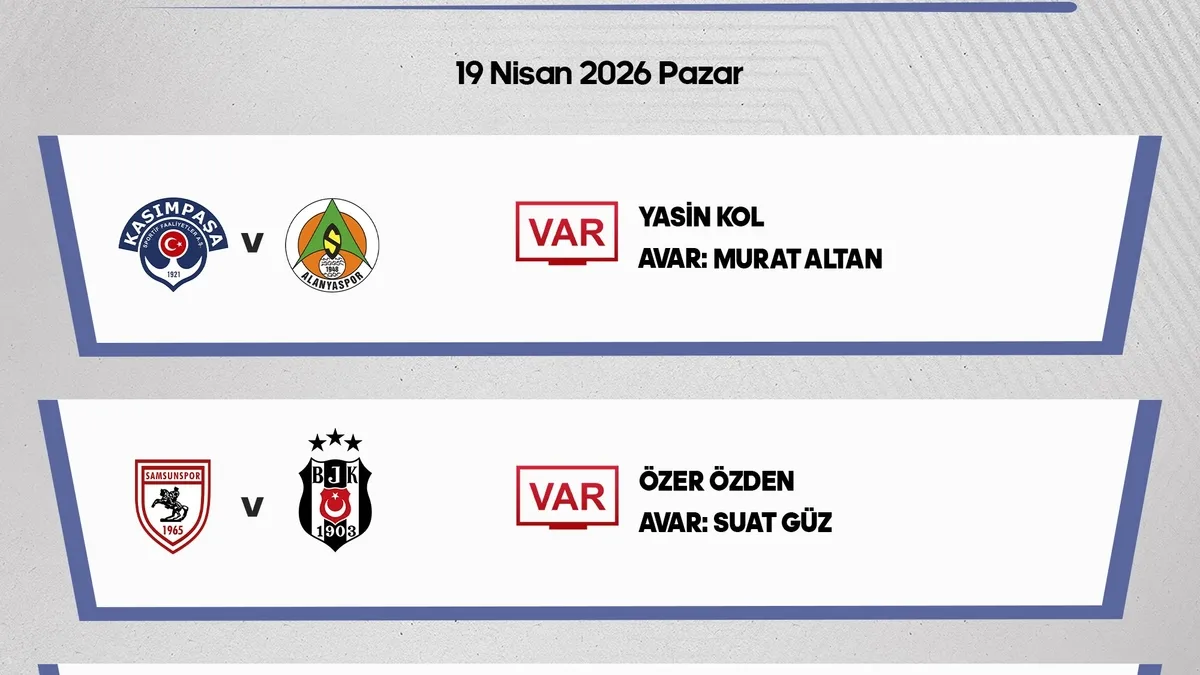 Trabzonspor-RAMS Başakşehir maçının VAR'ı belli oldu!