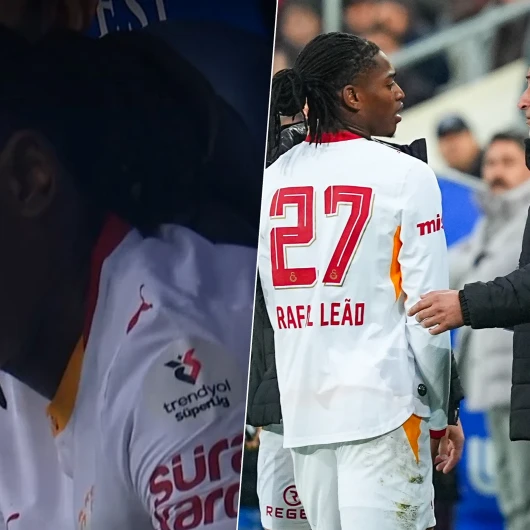 Galatasaray'da Rafael Leao Krizi: Oyundan Çıkma Kararına Tepki Gösterdi