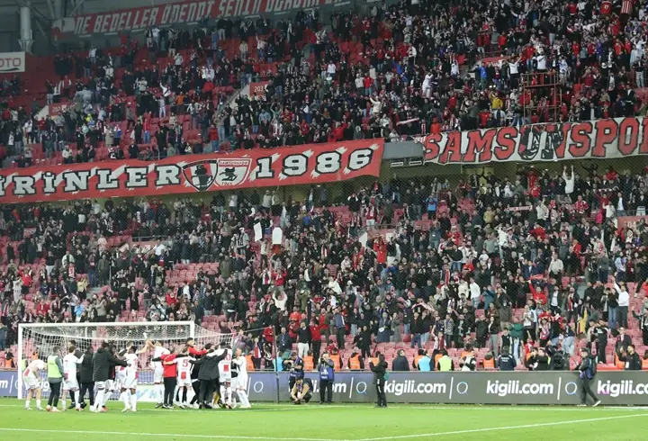 Samsunspor'un üçüncülük hedefi sürüyor