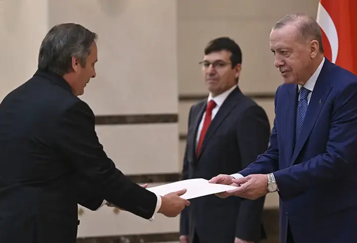 Cumhurbaşkanı Erdoğan, 3 ülkenin büyükelçisini kabul etti