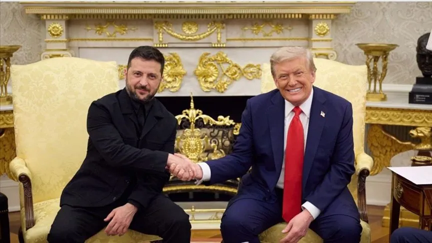 ABD Başkanı Trump, Ukrayna Devlet Başkanı Zelenskiy ile barış görüşmeleri için Florida'da buluştu