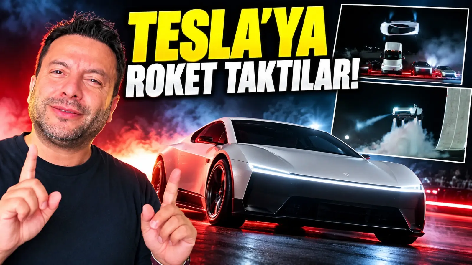 Tesla Uçan Otomobilini Duyurdu! 0-100 Km/S 0.8 Saniye: Yeni Roadster SpaceX İle Çıldırdı!