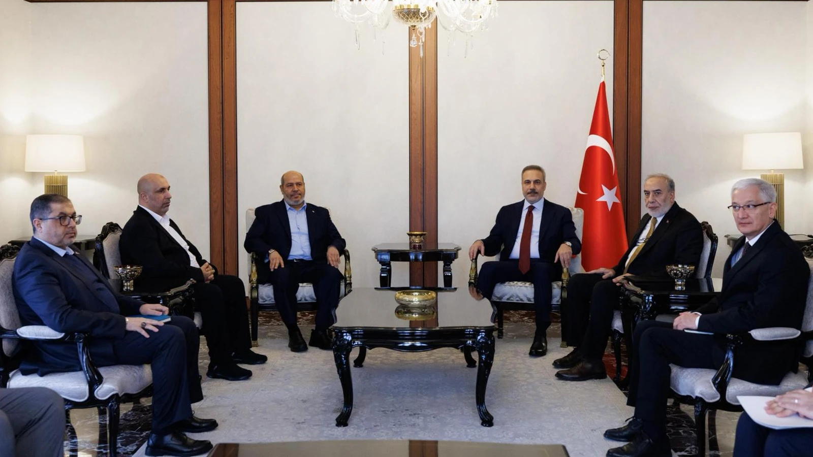 Dışişleri Bakanı Fidan, Hamas heyetiyle görüştü