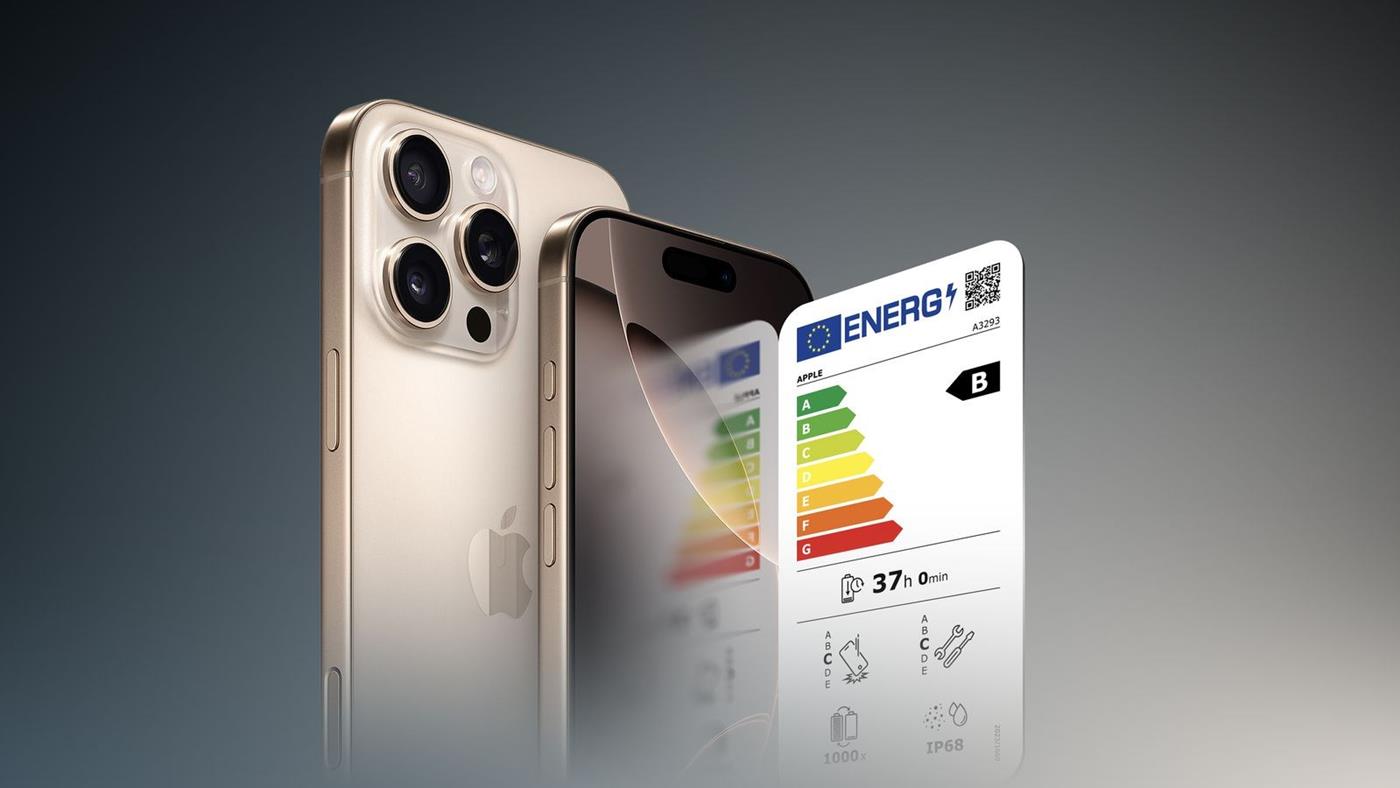 Avrupa'da satılan iPhone ve iPad'ler artık enerji etiketleriyle geliyor