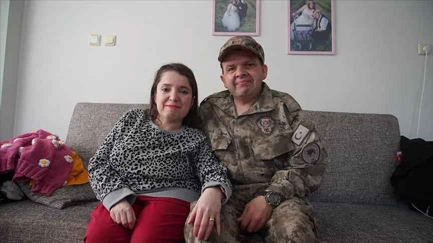 Edirne'de 40 yaşındaki engellinin polis olma hayali bir günlüğüne gerçek oldu