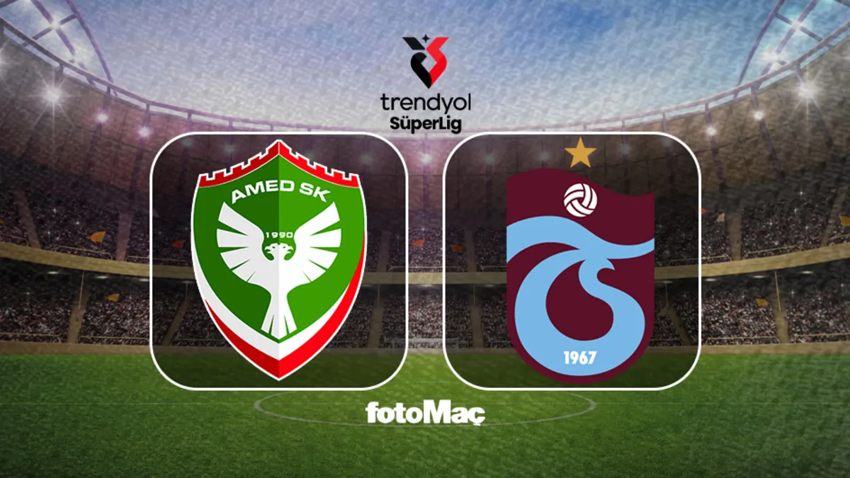 Amedspor - Trabzonspor maçı saat kaçta, hangi kanalda?