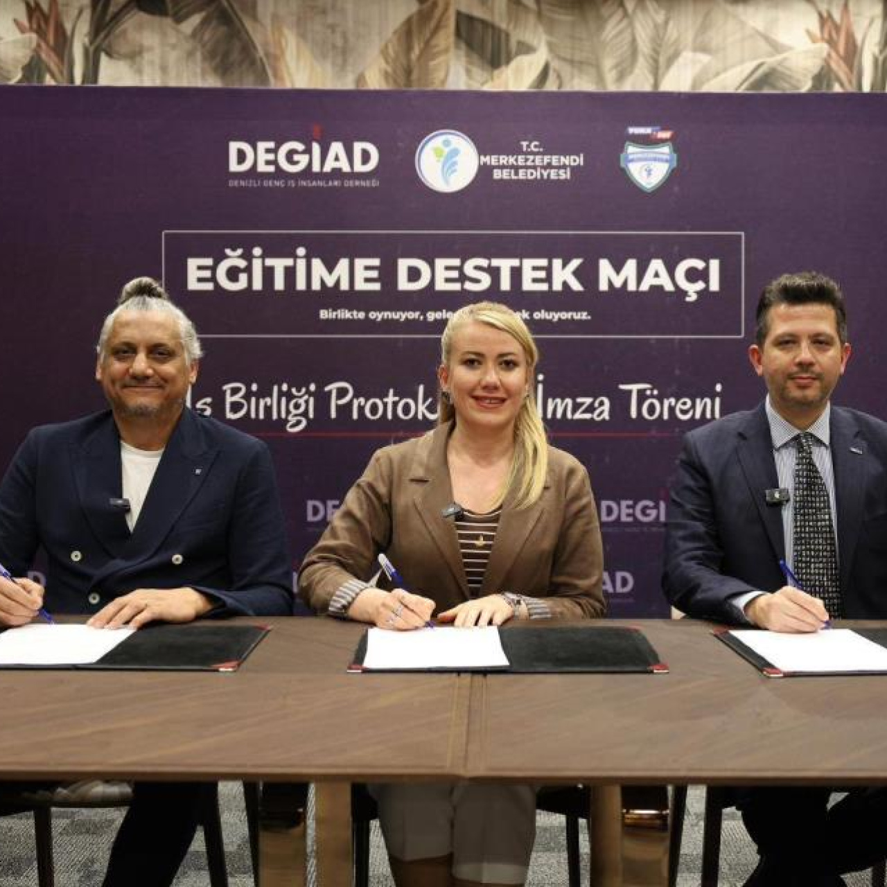 Merkezefendi'de eğitime destek maçı