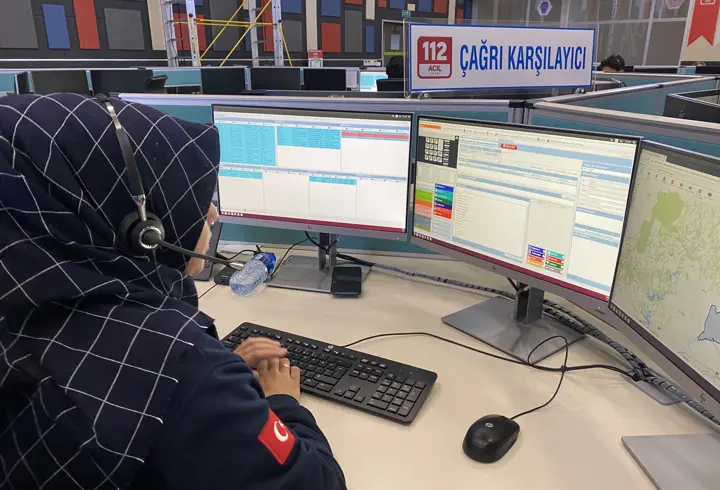 Osmaniye’de 112’ye yapılan ihbarların yüzde 33,87’si asılsız