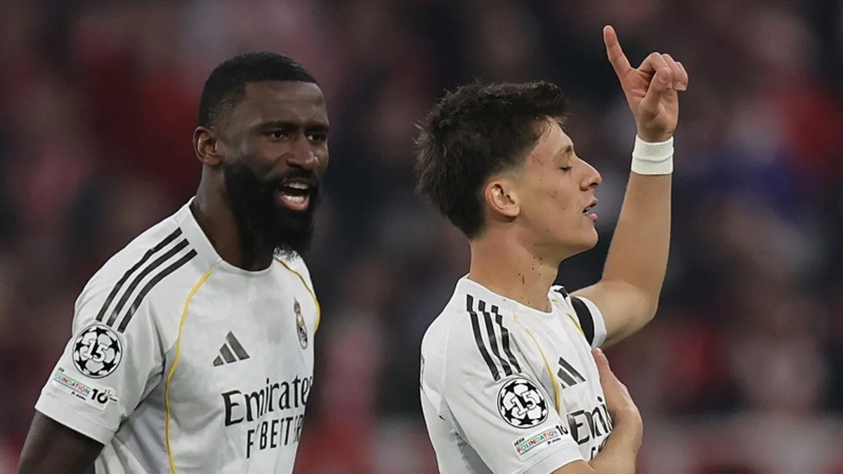 UEFA Şampiyonlar Ligi çeyrek final maçında Arda Güler harika bir gole imza attı!