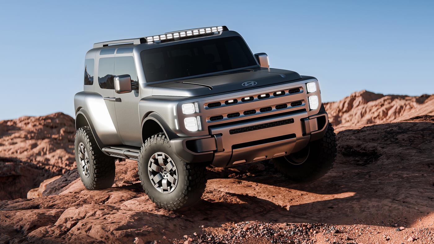 Hyundai’den Jeep Wrangler tarzı arazi canavarı: Hyundai Boulder