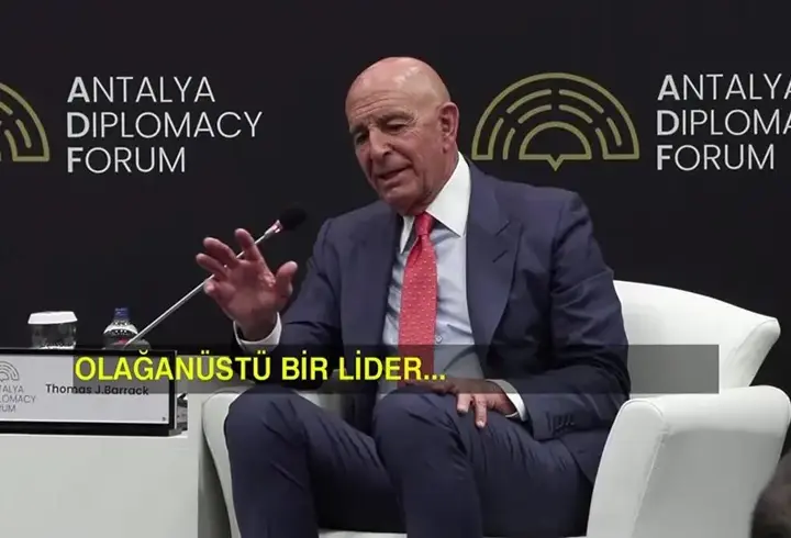 Tom Barrack: Erdoğan olağanüstü bir lider