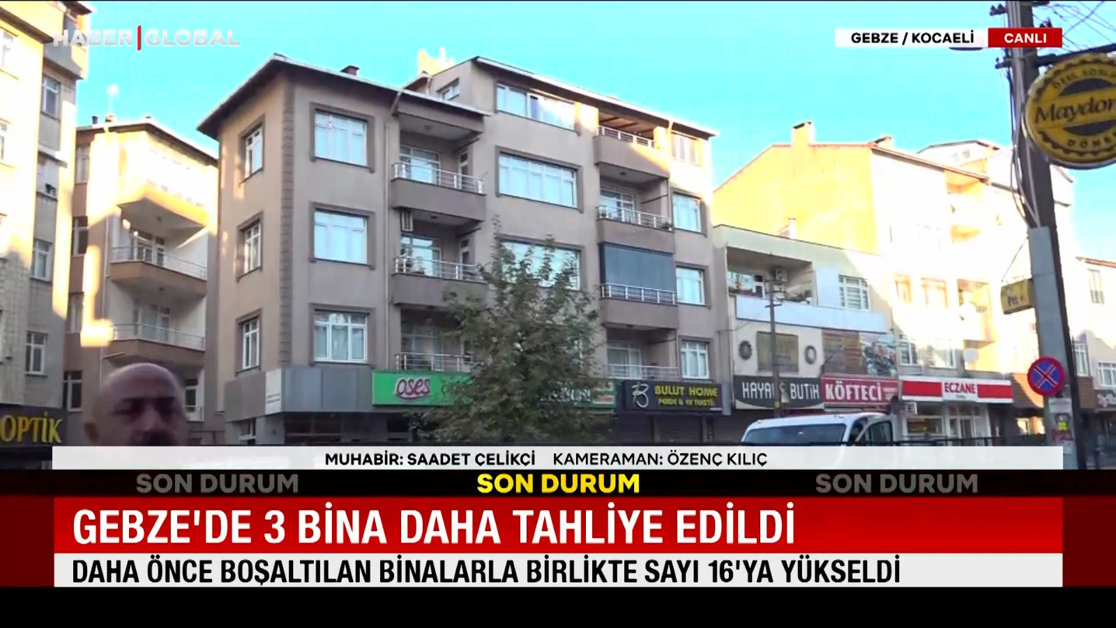 Gebze’de yıkılan binanın yakınında çökme alarmı