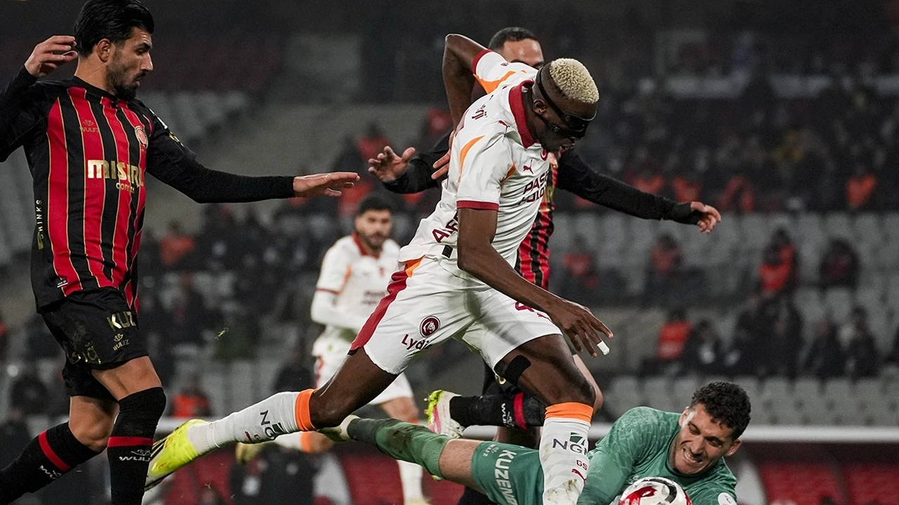 Galatasaray Fatih Karagümrük'ü 3-1 mağlup etti