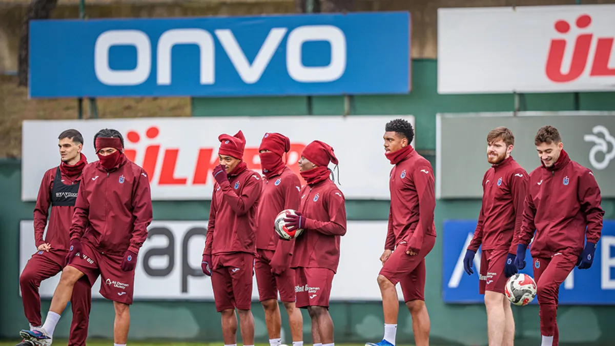 Trabzonspor, Fenerbahçe maçının hazırlıklarını sürdürdü