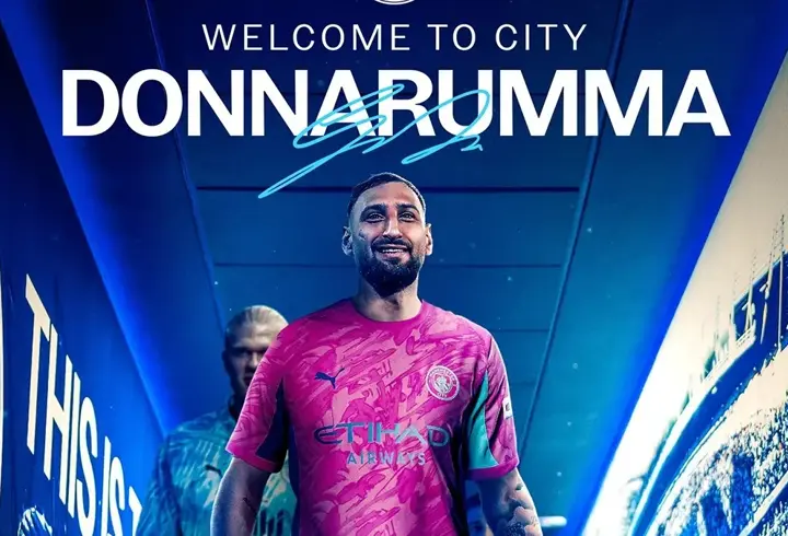 Manchester City, PSG'den Gianluigi Donnarumma’yı transfer etti