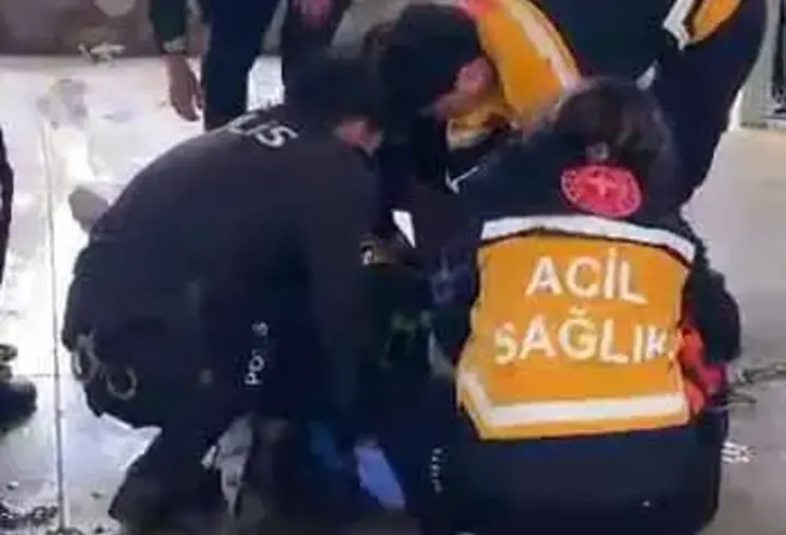Dere yatağına düştü, duran kalbi yeniden çalıştırıldı