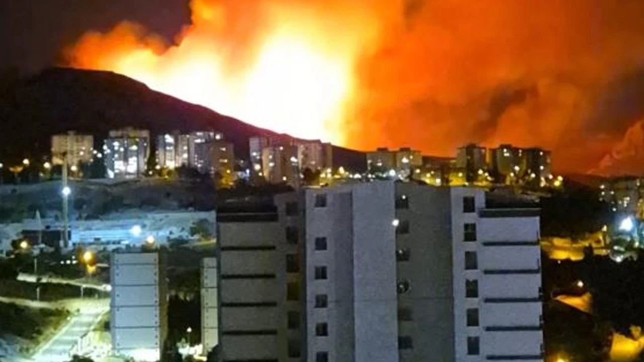 Ankara'da ağaçlık alanda yangın: 1 şüpheli gözaltında