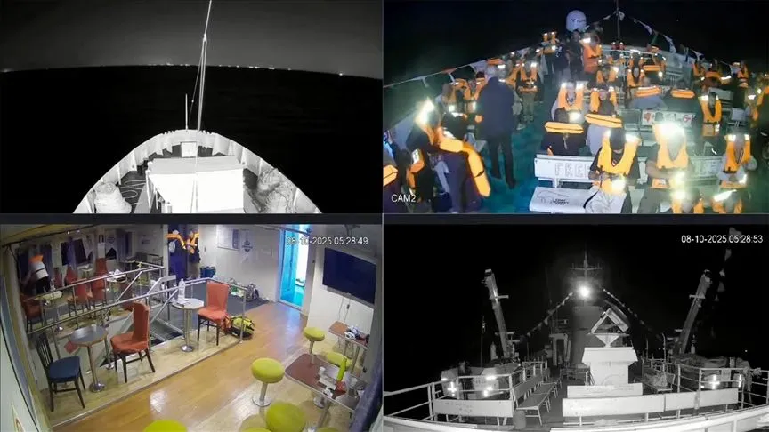 İsrail ordusu, Özgürlük Filosu Koalisyonu'ndaki gemilere saldırıya başladı