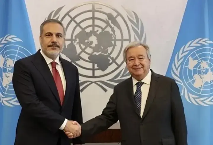 Dışişleri Bakanı Hakan Fidan, BM Genel Sekreteri ile görüştü
