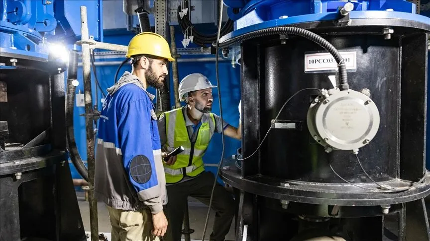 Akkuyu NGS'de su besleme sistemindeki pompaların elektrik motorları devreye alındı
