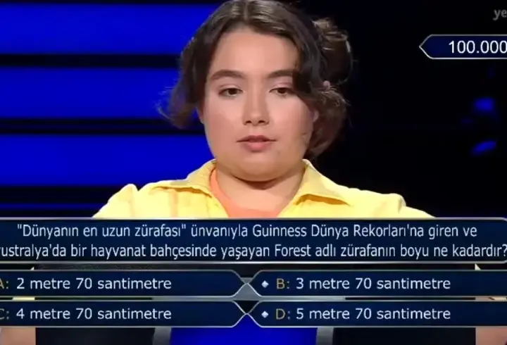 Dünyanın en uzun zürafası kaç metre, santimetre?