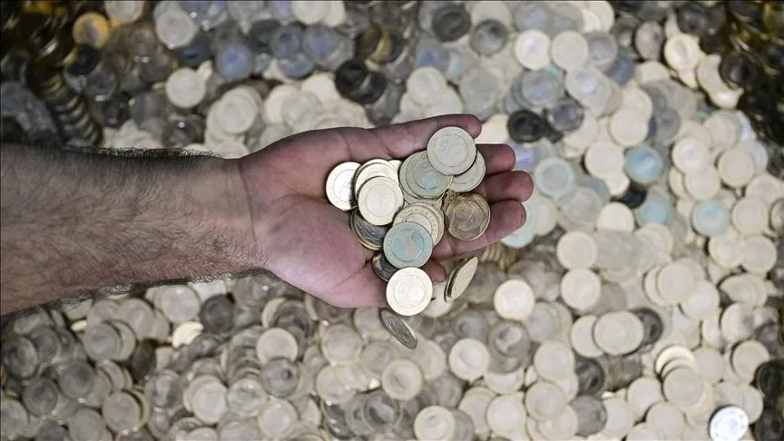 Türkiye'de geçen yıl 1,3 milyar liralık madeni para cebe girdi