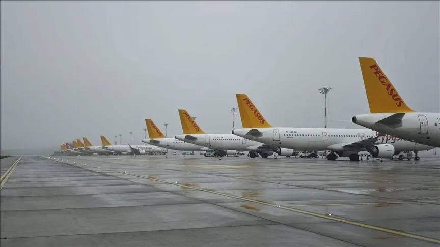 Pegasus olumsuz hava koşulları nedeniyle 76 seferini karşılıklı iptal etti