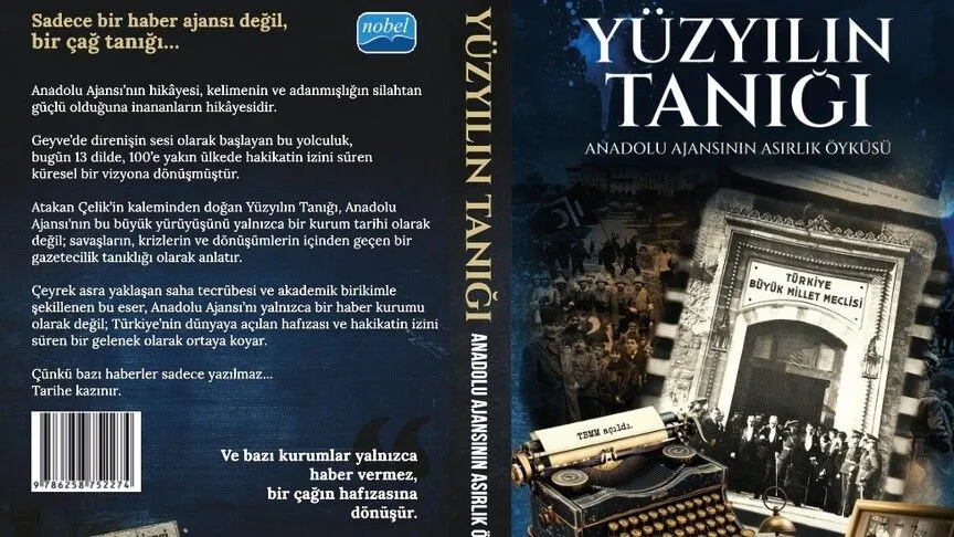 Anadolu Ajansının asırlık öyküsü kitaplaştı