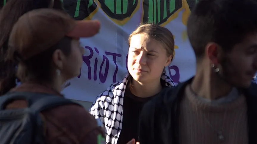 Madleen gemisindeki aktivistlerden Thunberg: İsrail tarafından uluslararası sularda kaçırıldık