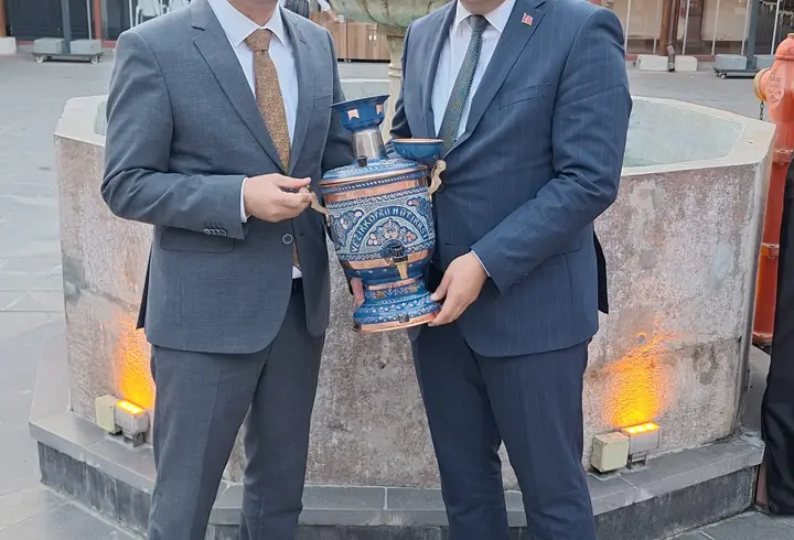Vezirköprü'de tayini çıkan hakim ve savcılar için veda programı düzenlendi