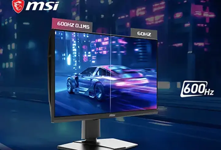MSI’dan 600 Hz yenileme hızına ulaşan monitör