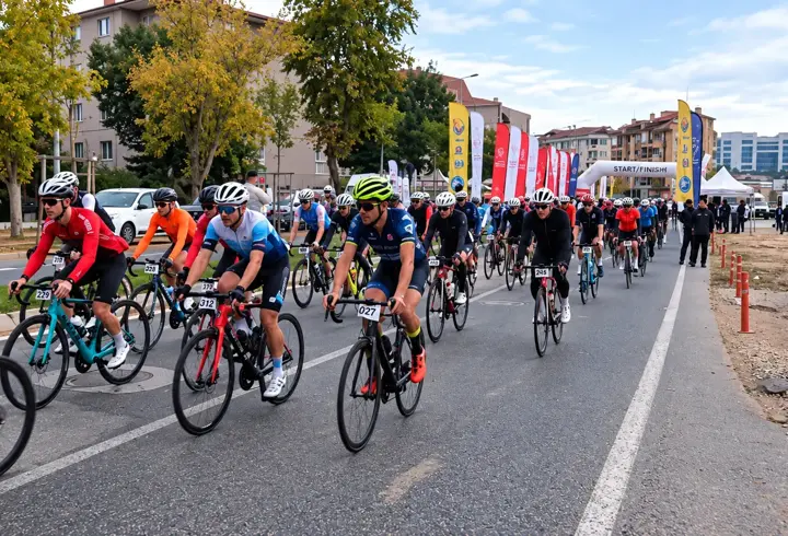 Edirne’de 17’inci Cumhuriyet Kupası Bisiklet Yol Yarışı Tamamlandı