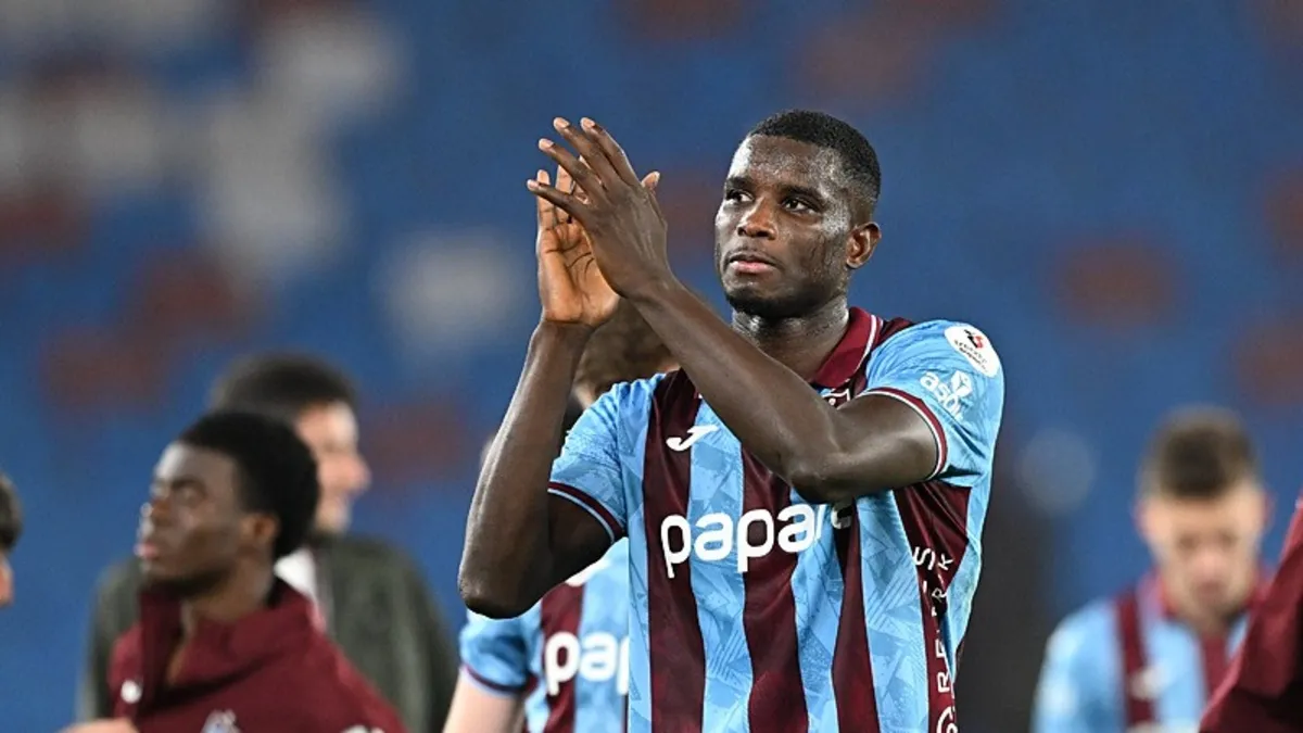 Trabzonspor'da Paul Onuachu kariyerinde bir ilki başardı!