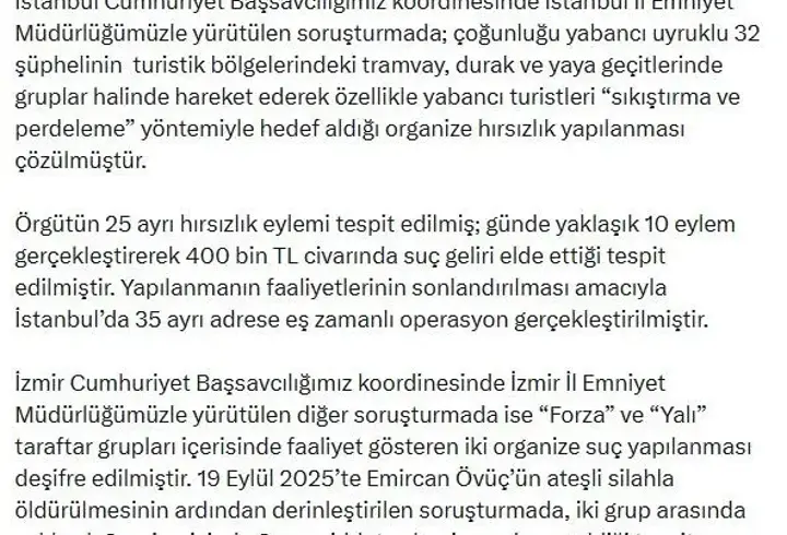 İstanbul ve İzmir'de iki ayrı operasyon: 64 gözaltı kararı