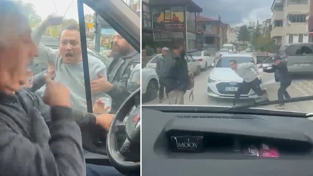 Yol Verme Kavgasında Öğrenci Servisine Saldırdı