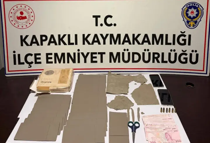 Kapaklı'da uyuşturucu operasyonunda 5 tutuklama