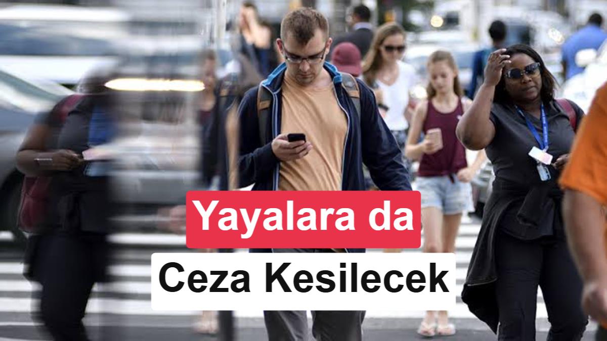 Yolda yürürken telefon kullananlara da ceza geliyor: İtalya ilk adımı attı