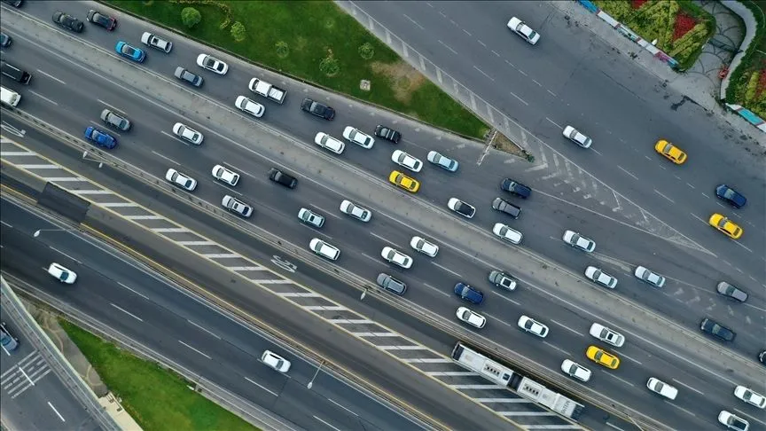Türkiye'de taşıtlar 5 yılda yaklaşık 1,7 trilyon kilometre yol katetti