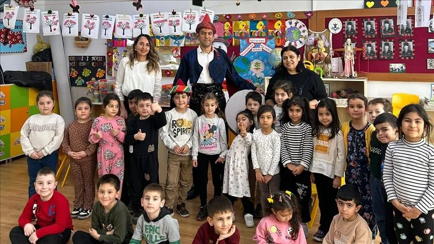Muratpaşa ilçesindeki okulda öğrenciler ramazan coşkusunu yaşadı