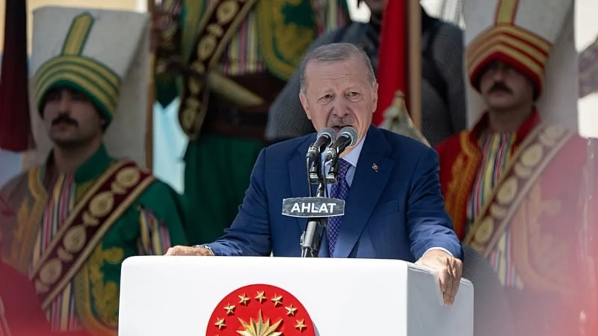 Başkan Erdoğan Malazgirt Zaferi'nin 955. yılını kutladı
