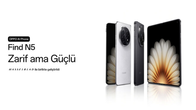 İnce gövdeli OPPO Find N5, Türkiye’de de satışa sunulacak