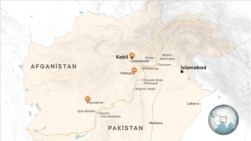 Afganistan: Pakistan, başkent Kabil ve diğer bölgelerimizi hedef aldı