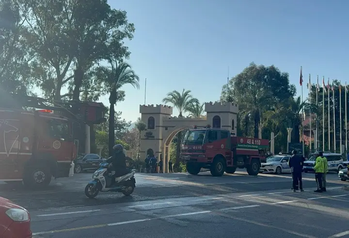 Marmaris'te 5 yıldızlı otelde yangın; 6 kişi dumandan etkilendi