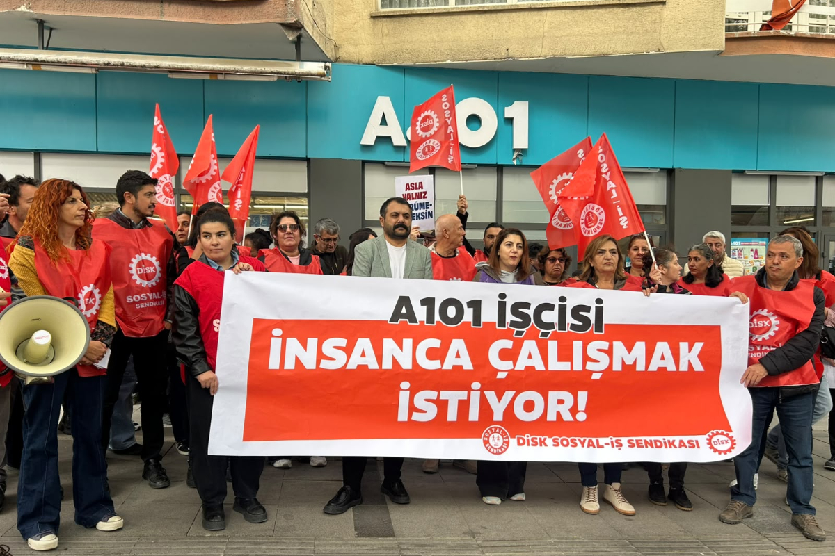 Disk Sosyal-İş’ten A101 İşçileri İçin Eylem Çağrısı